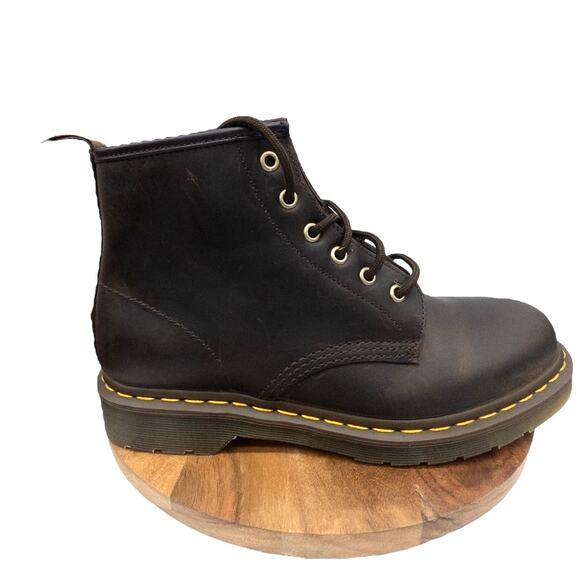 Dr Martens 101  Crazy Horse Brown Leather Women's size 9 Men's 8 - Picture 10 of 10